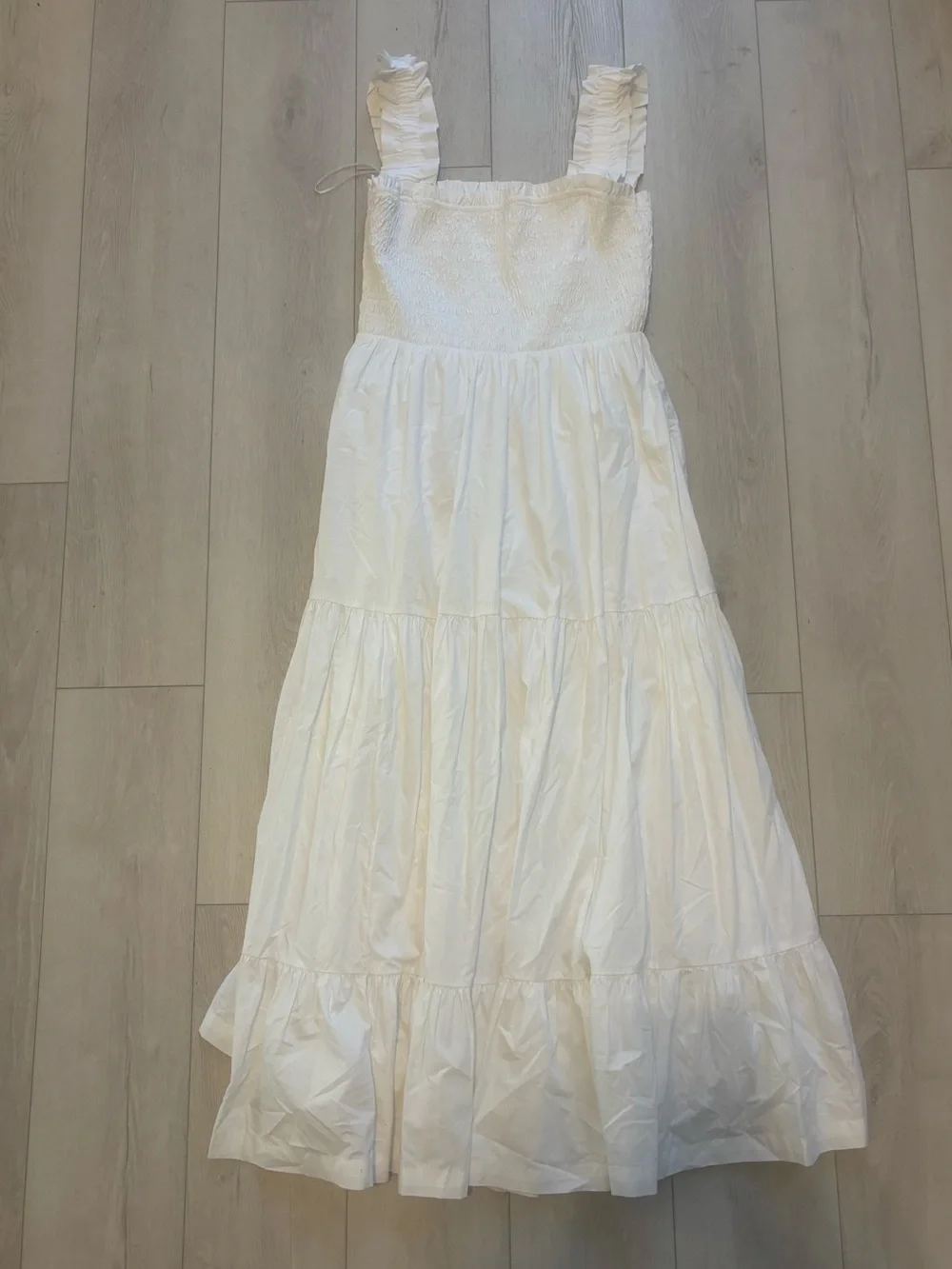 Abercrombie and Fitch Sydney 100% Cotton Maxi Dress White XL